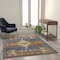 Flash Furniture Blue 5 x 7 Southwestern Style Patterned Area Rug OKR-RG1113-57-BL-GG - alternate 1
